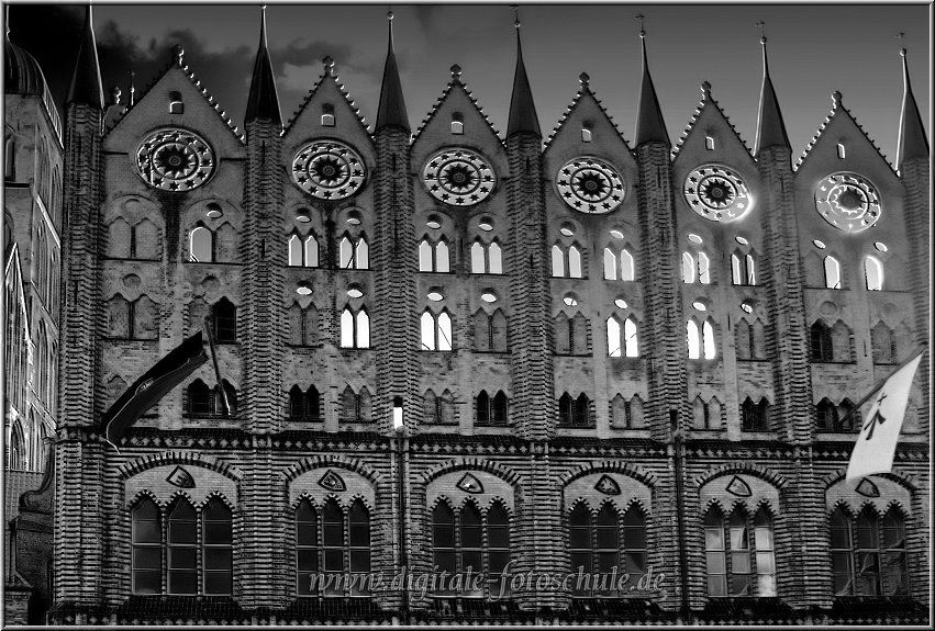 Das Rathaus in Stralsund